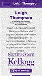 Mobile Screenshot of leighthompson.com